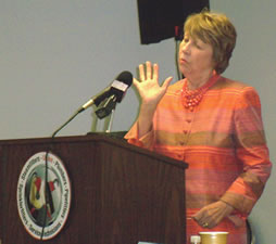 Marthe Kent, Regional Administrator, of the Boston Regional COSH  Office.